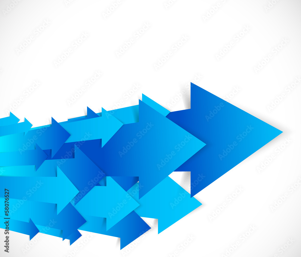 Abstract background with blue arrows Abstract background with blue arrows