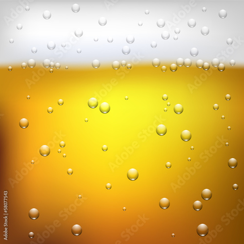 Vector illustration of a beer texture close up