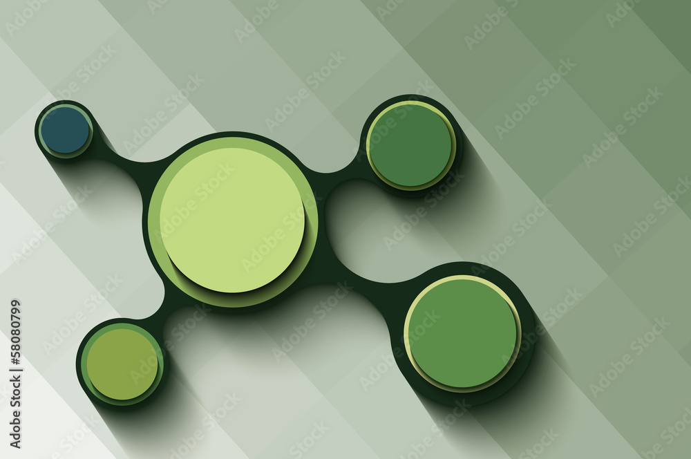 Eco green info graphics.