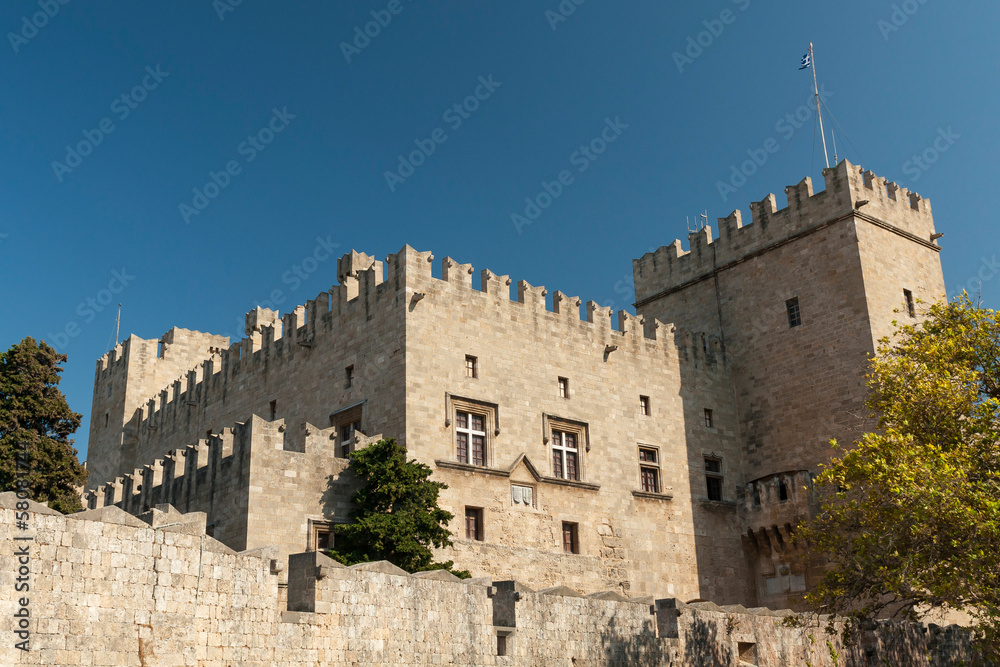 Medieval castle Rhodes