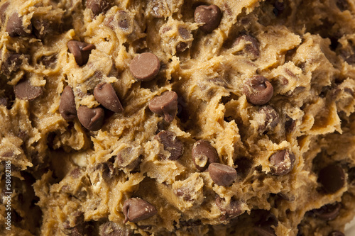 Photography Homemade Chocolate Chip Cookie Dough