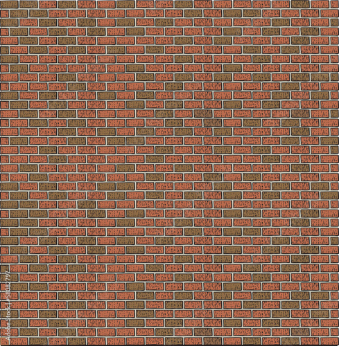 Cartoon Brick Wall