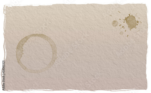 paper coffee stain
