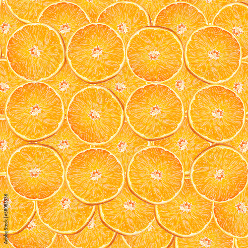 Pomarańcze. Tło