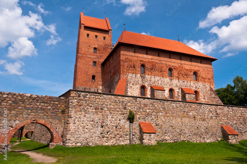 Medieval Trakai Castle near Vilnius, Lithuania Medieval Trakai Castle near Vilnius, Lithuania