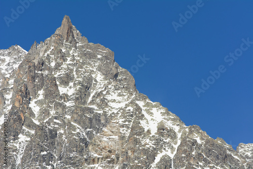 Cime della catena del Monte Bianco photo