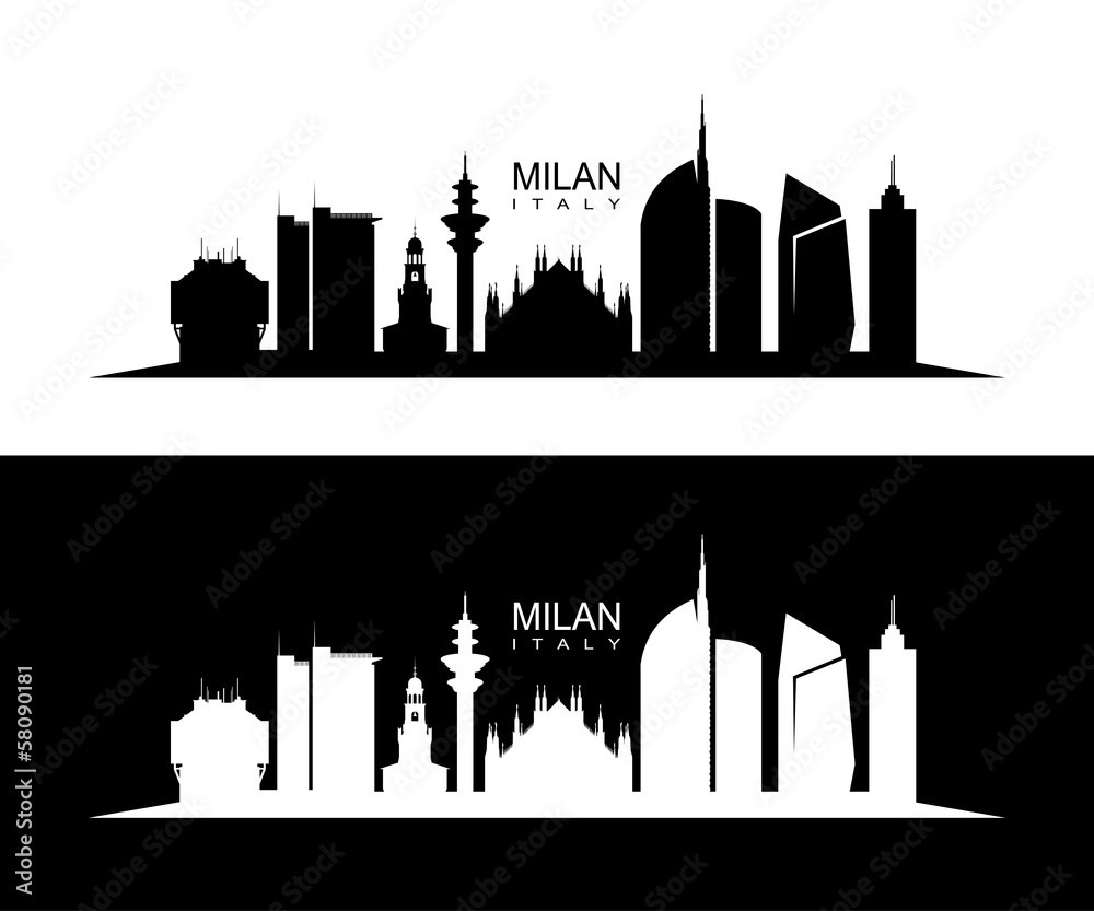 Obraz premium Panoramę Mediolanu