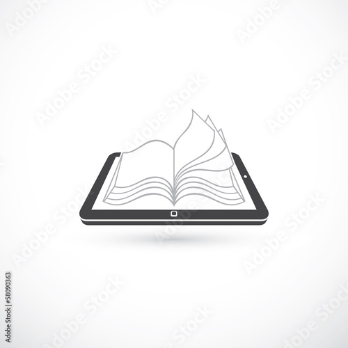 Reading book from tablet pc