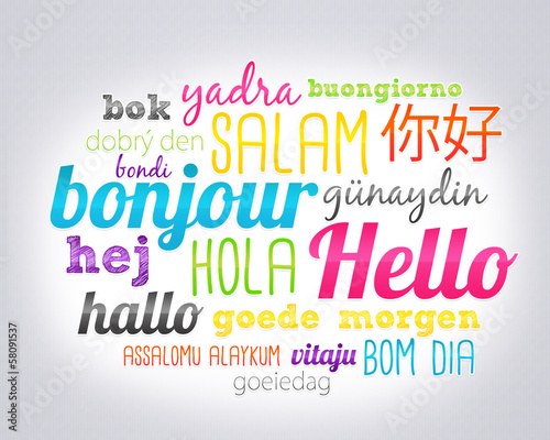 bonjour dans toutes les langues