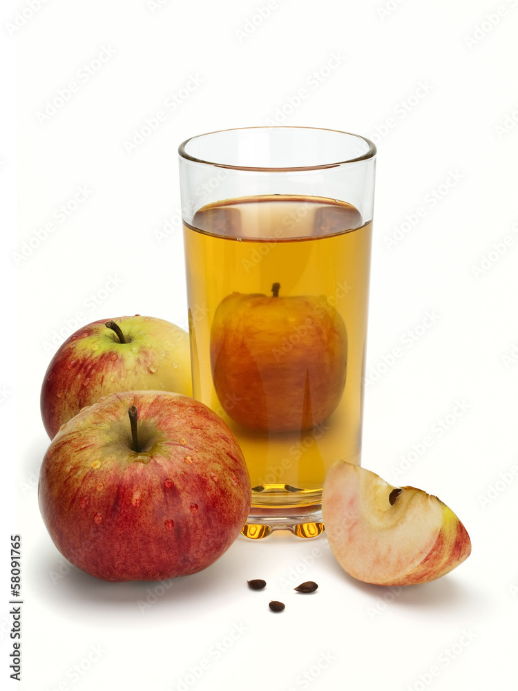 Apple juice and apples Apple juice and apples