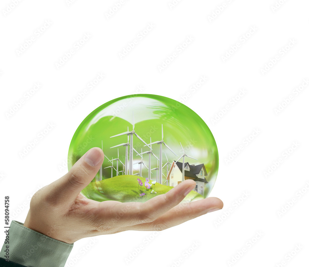 Eco concept Hand hold water drop Eco concept Hand hold water drop