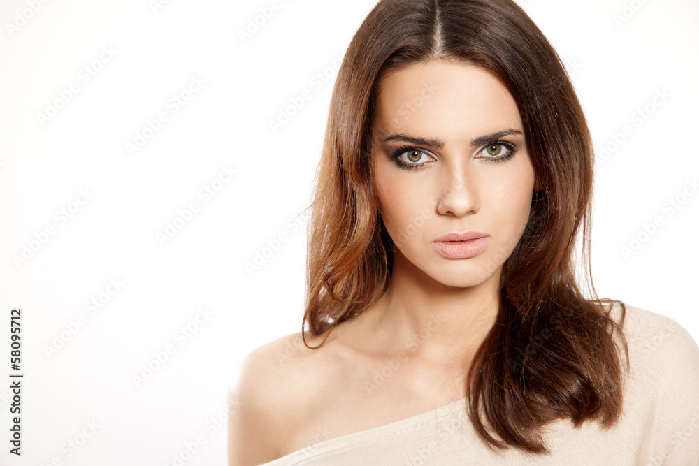portrait beautiful brunette portrait beautiful brunette