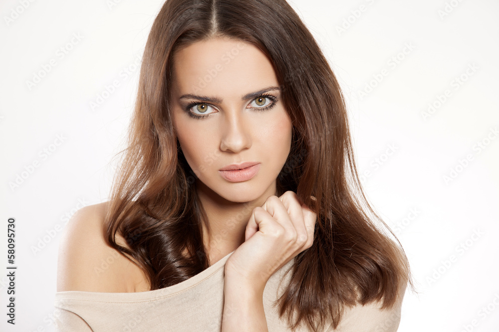 portrait beautiful brunette portrait beautiful brunette