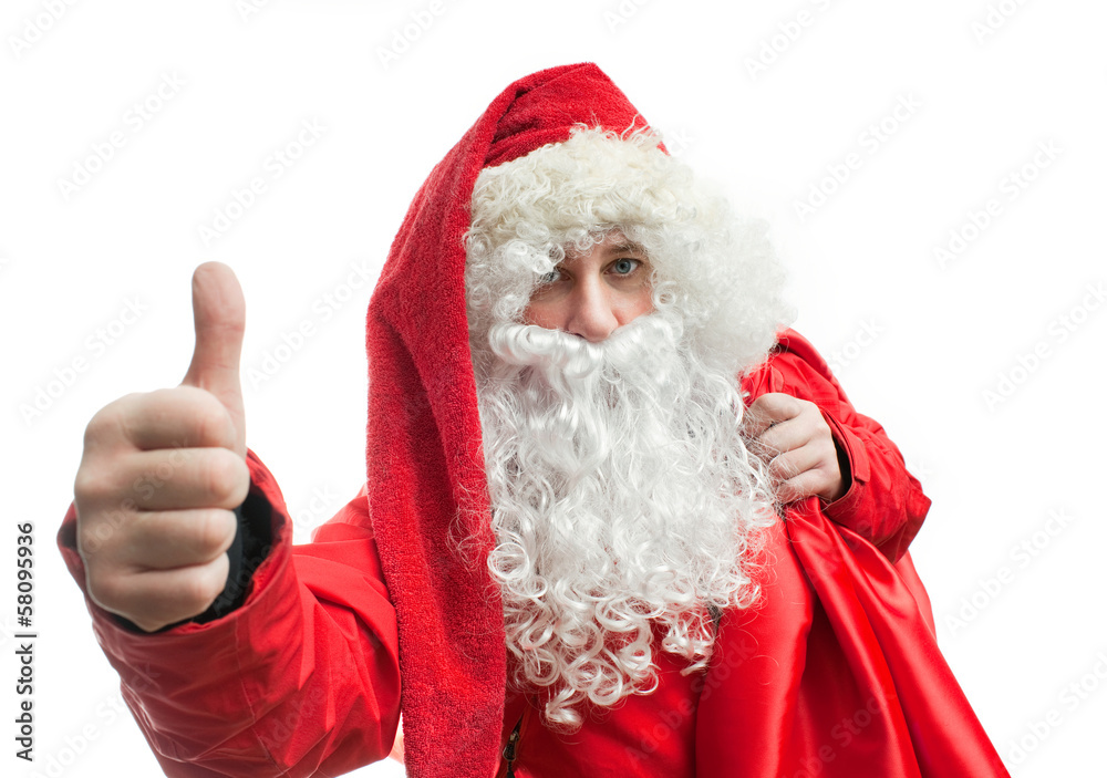 Portrait of Santa Claus Portrait of Santa Claus