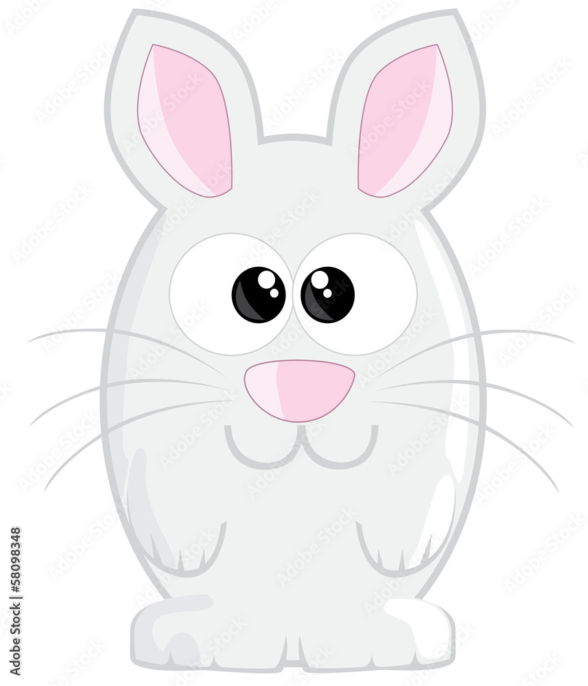 Cute cartoon easter bunny Cute cartoon easter bunny