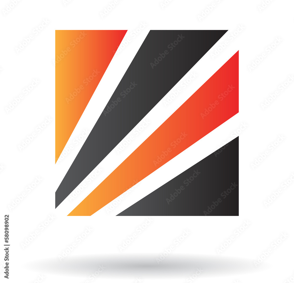 Rectangular and Square Abstract Icon Rectangular and Square Abstract Icon