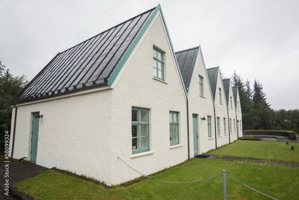 Obraz premium Thingvellir farm