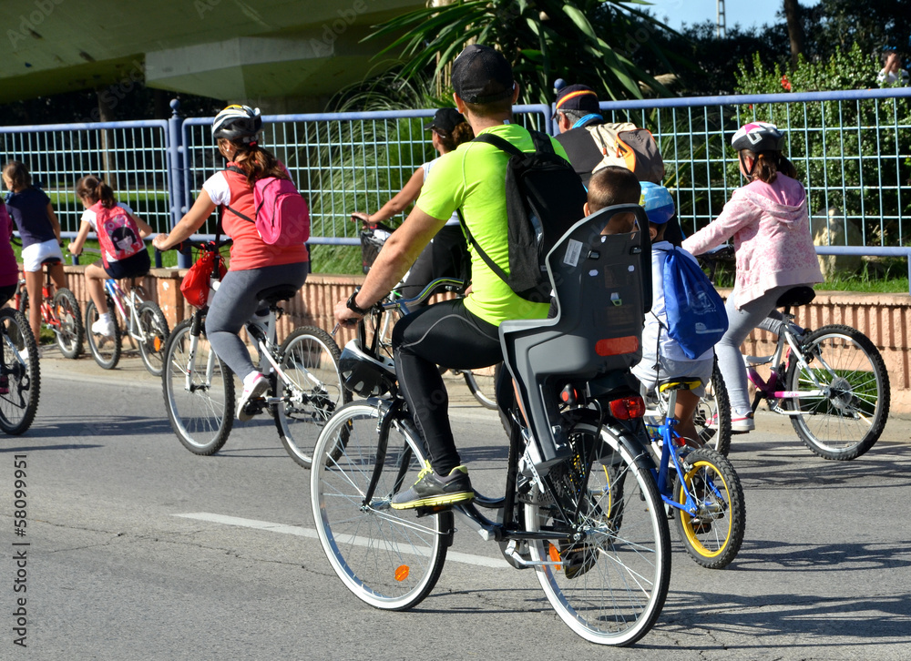 Fototapeta premium Día de la bicicleta