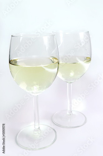 white wine glasses