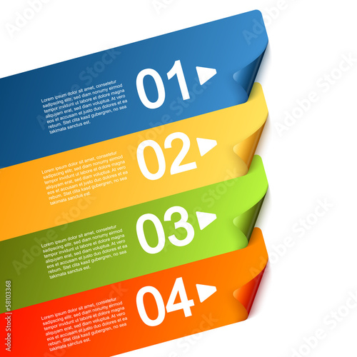 Infografik - 4 Optionen