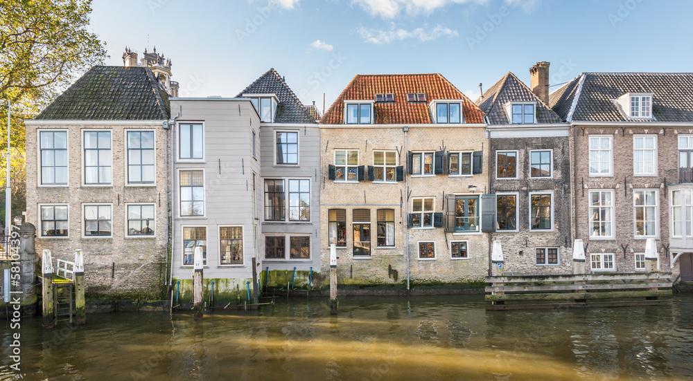 Canal houses in a Dutch city
