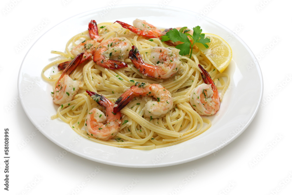 pasta with shrimp scampi