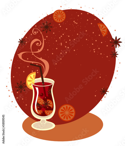 Mulled Wine menu template
