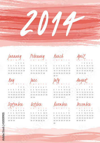 2014 Calendar