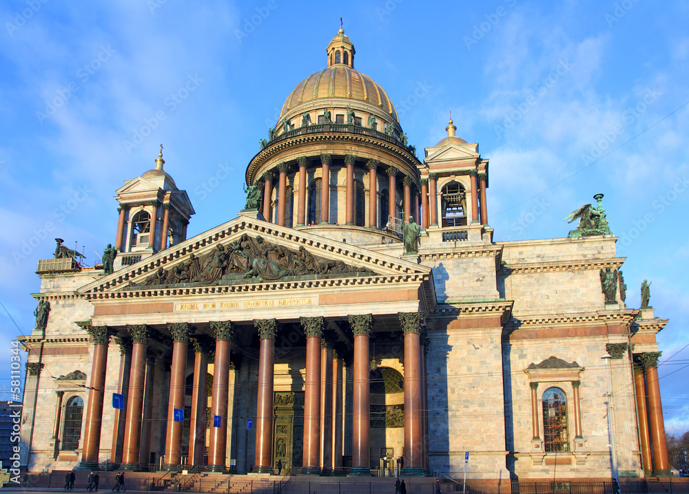 isaakiy cathedral in Saint-petersburg