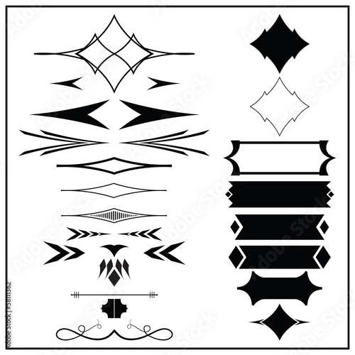 Retro design elements