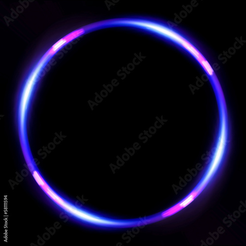 ring lens flare purple