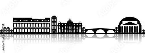 Rome City Silhoutte