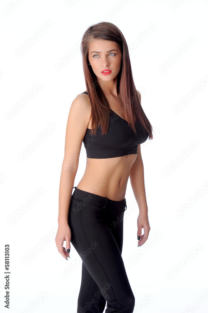 Beautiful face of young woman with cosmetic cream on a cheek Beautiful face of young woman with cosmetic cream on a cheek