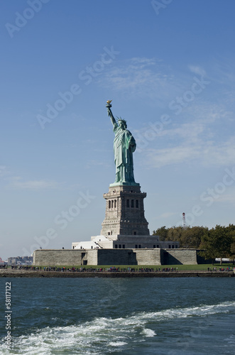 Statue of Liberty with room for your type.