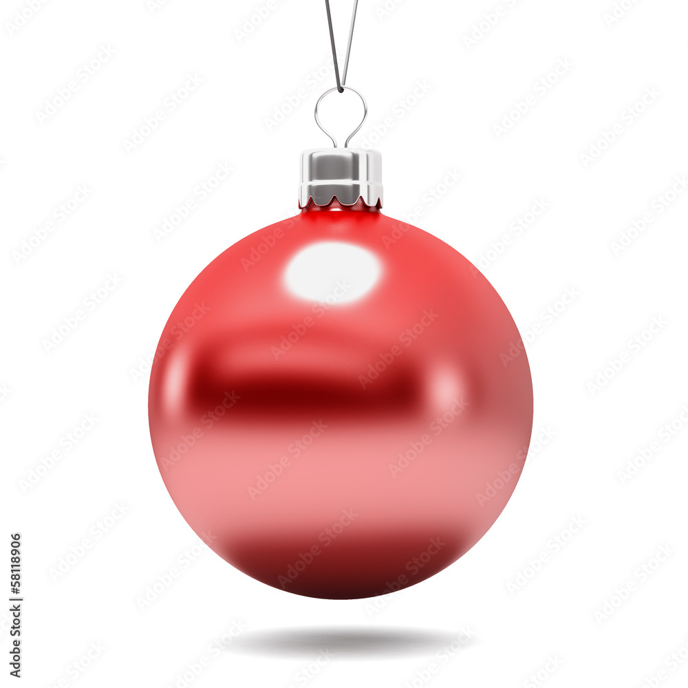 Christmas tree toy - a red ball Christmas tree toy - a red ball
