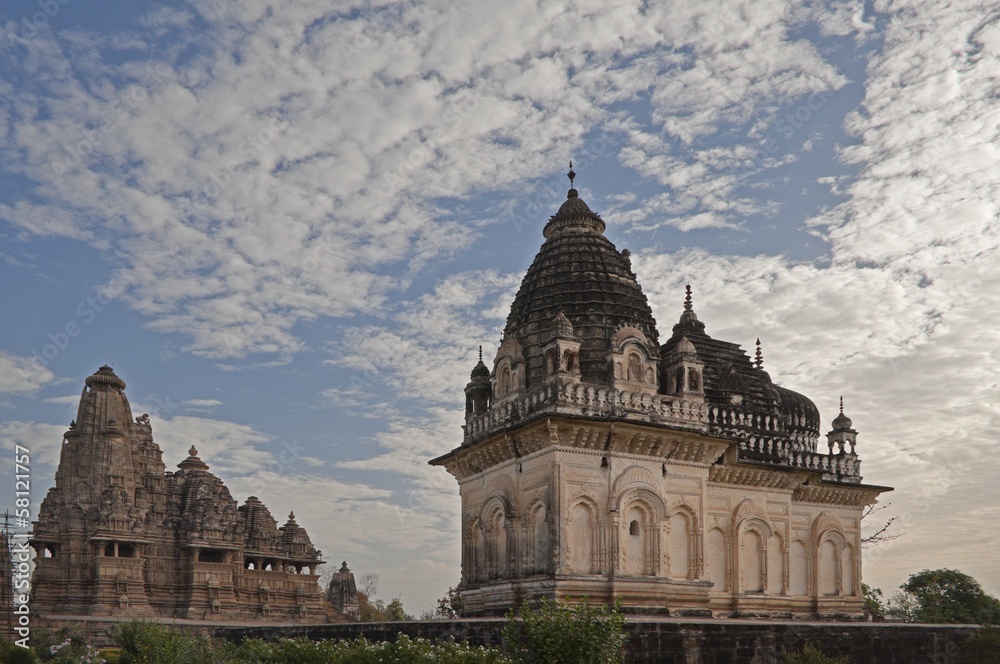 Western Temples of Khajuraho, India - UNESCO heritage site.