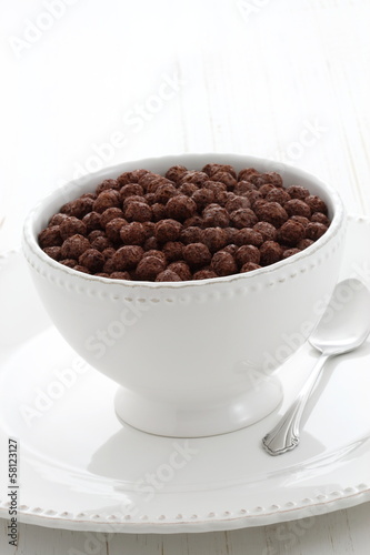 Delicious cocoa cereal