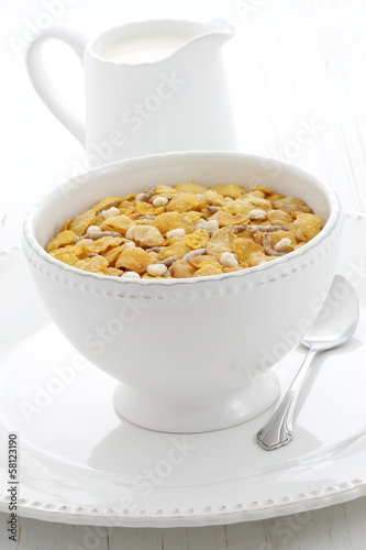 Delicious and healthy fresh cereal