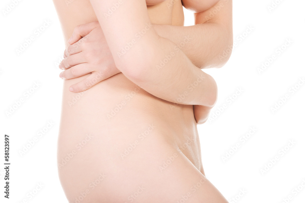Female bodypart, belly, menstruation pain.