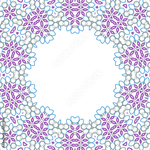 Formality circular devices of border frames.