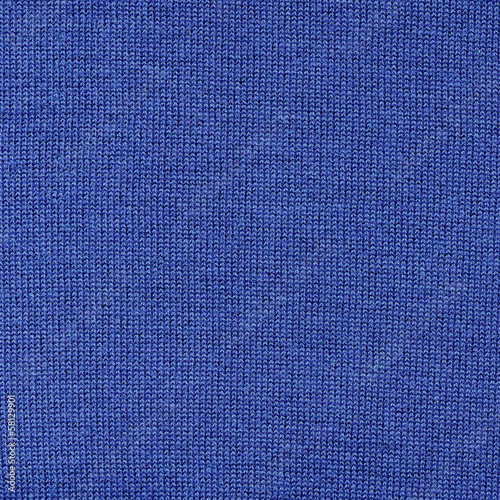 Woven cotton blue fabric texture