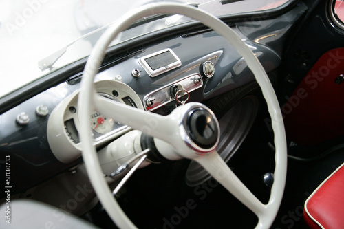 Fiat 600 multipla interiors vintage steering wheel