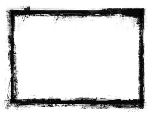 Computer designed grunge border