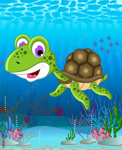 sea turtle cartoon