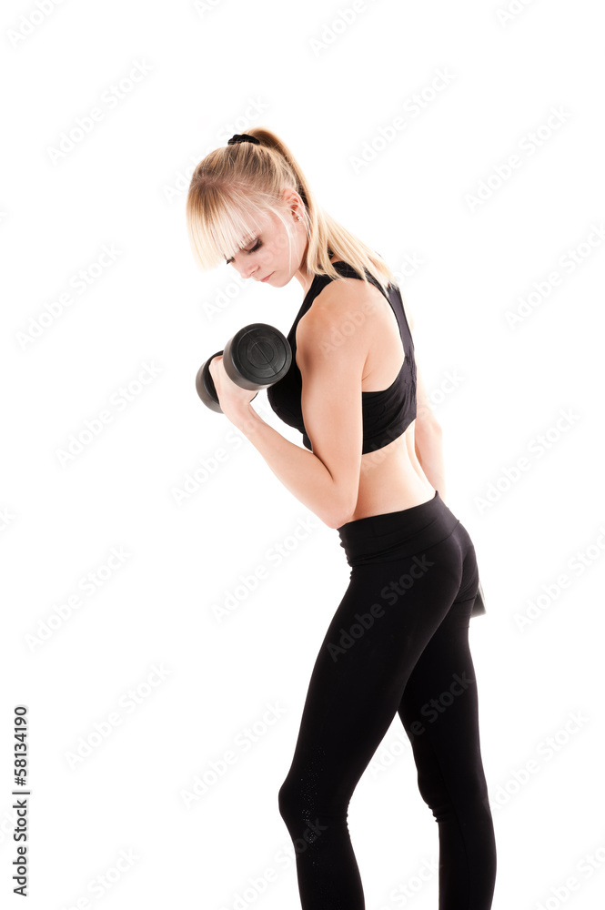 beautiful woman goes in for sports beautiful woman goes in for sports