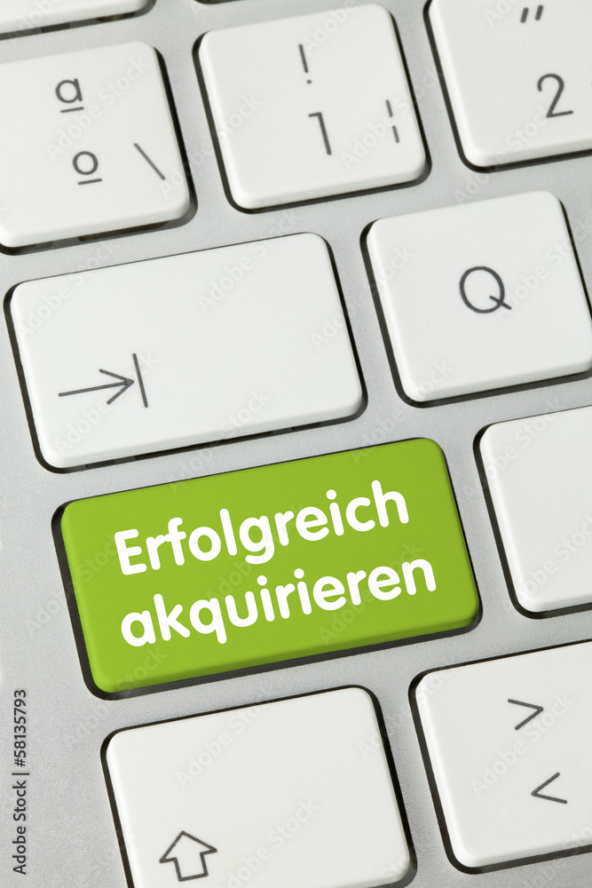 Erfolgreich akquirieren Tastatur Erfolgreich akquirieren Tastatur
