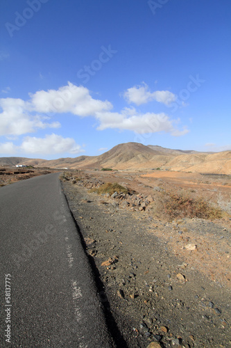 Sur la route  Fuerteventura - Espagne 