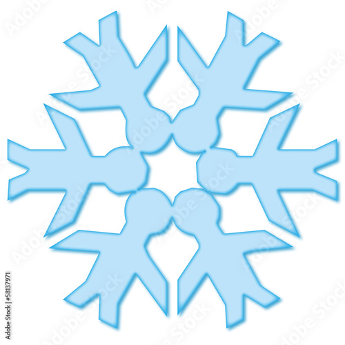 Eisblume Eiskristall Schneeflocke Weihnachten