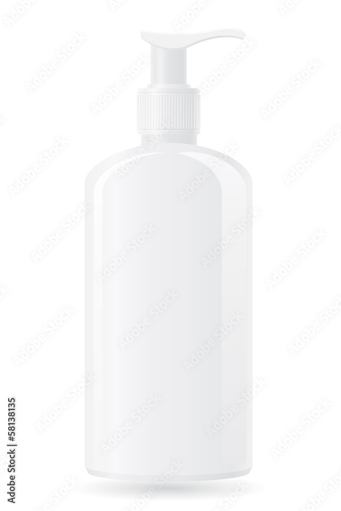plastic bottle with a spray vector illustration plastic bottle with a spray vector illustration