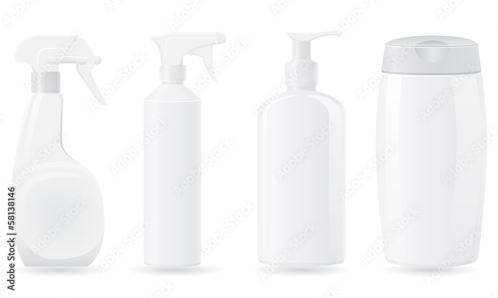 set icons plastic bottle vector illustration set icons plastic bottle vector illustration
